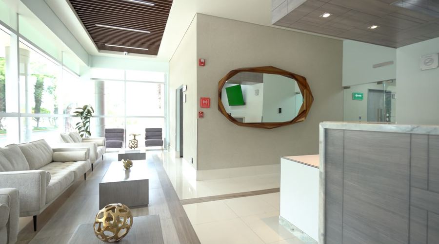 Reception and lounge